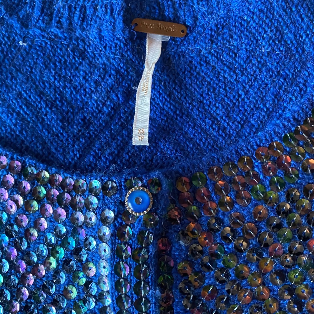 *sold* Free People Iridescent Cardigan - Picture 3 of 10